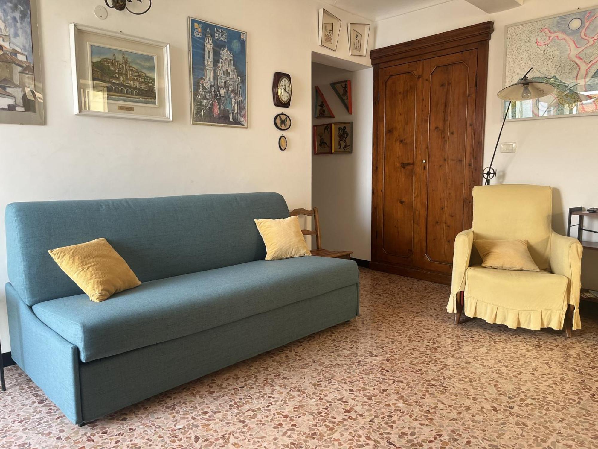 Casa Del Sole Affacciato Sul Mare Apartment Cervo Luaran gambar